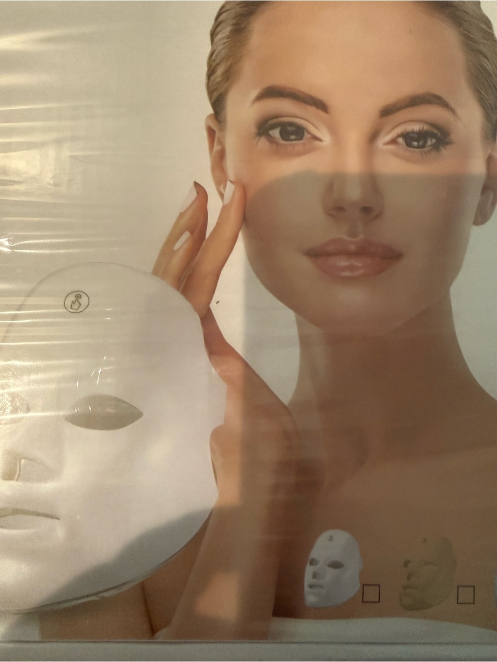 LED Light Therapy Face Mask Skin Rejuvenation Beauty Device NEW
